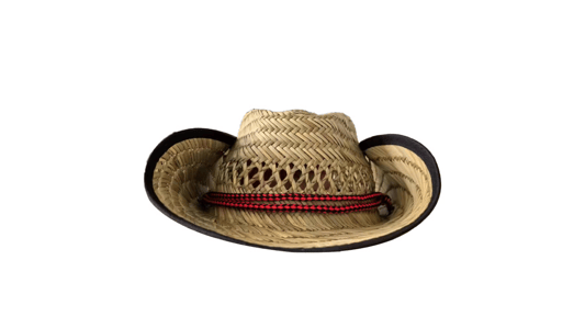 Custom Western Sun Surfing Men Beach Wide Brim Lifeguard Life Guard Straw Hat Supplier With Buckle