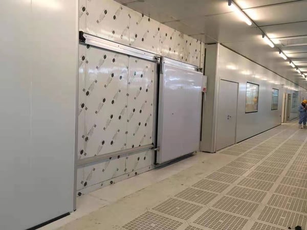 BRD PU Cold Room Panel Application in Canadian Greenhouse Factory