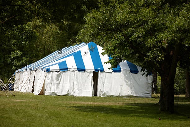 Exploring the Grandeur of the Circus Tent Entrance