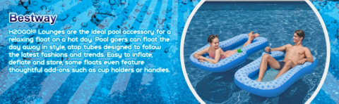 H2OGO! Lounges are the ideal float for relaxing on a hot day