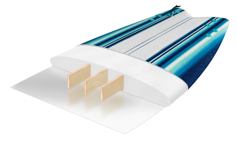 5ft8 Modern Retro Fish Core view