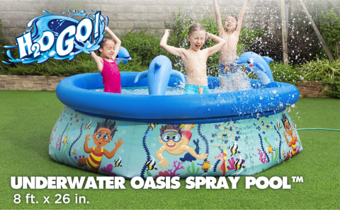 H2OGO!® Underwater Oasis Spray Pool