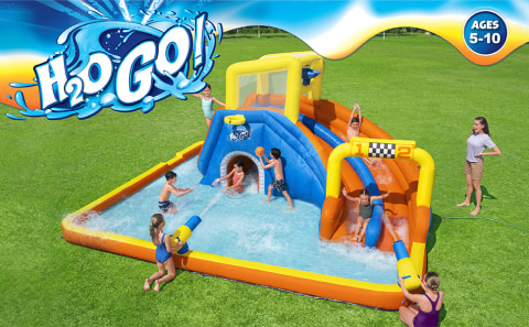 H2OGO! Super Speedway Kids Inflatable Water Park