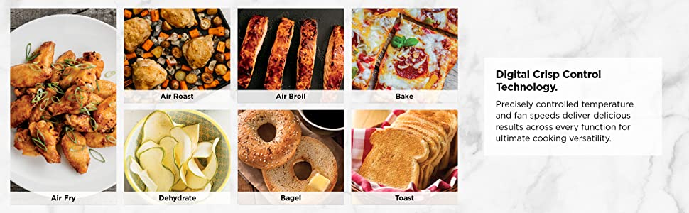 SP101. Ninja. Foodi. Digital. Air. Fry. Oven. Toaster Oven. crisp control