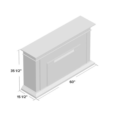 Trommald Simulated Electric Fireplace