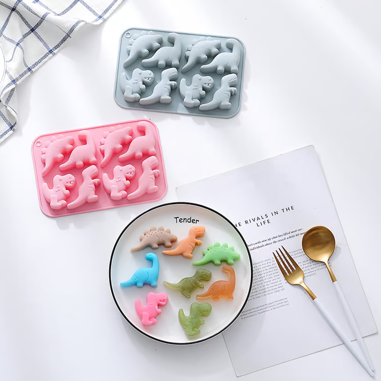 Exploring the Versatile 3D Dinosaur Silicone Fondant Mould Cake Chocolate Candy Fondant Candle Soap Craft Cake Mold Baking Diy Cake Decor Molds