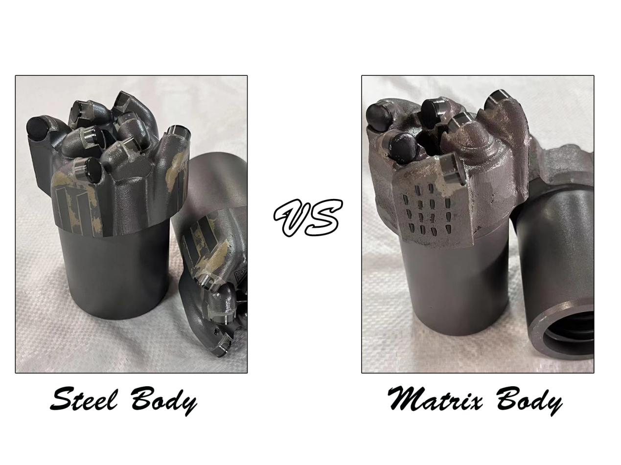 What’s the difference between matrix body and steel body and How to use PDC drill bit correctly?