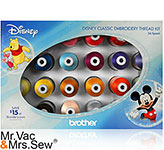 Included Free! Disney Embroidery Thread Kit