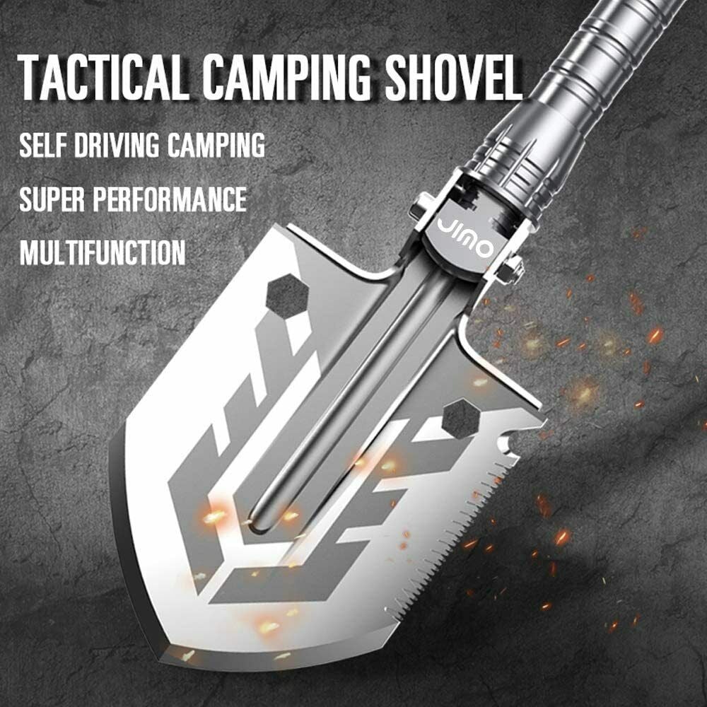 Image 31 - 23in1 Camping Folding Shovel Hunting Tactical Survival Multitools Garden Spade