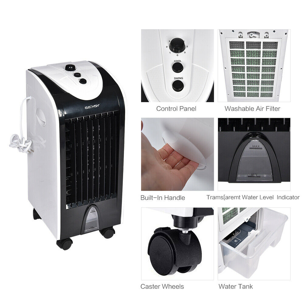 Image 6 - 4L Evaporative Cooling Fan Air Conditioning Portable Humidifiers Purifier Cool