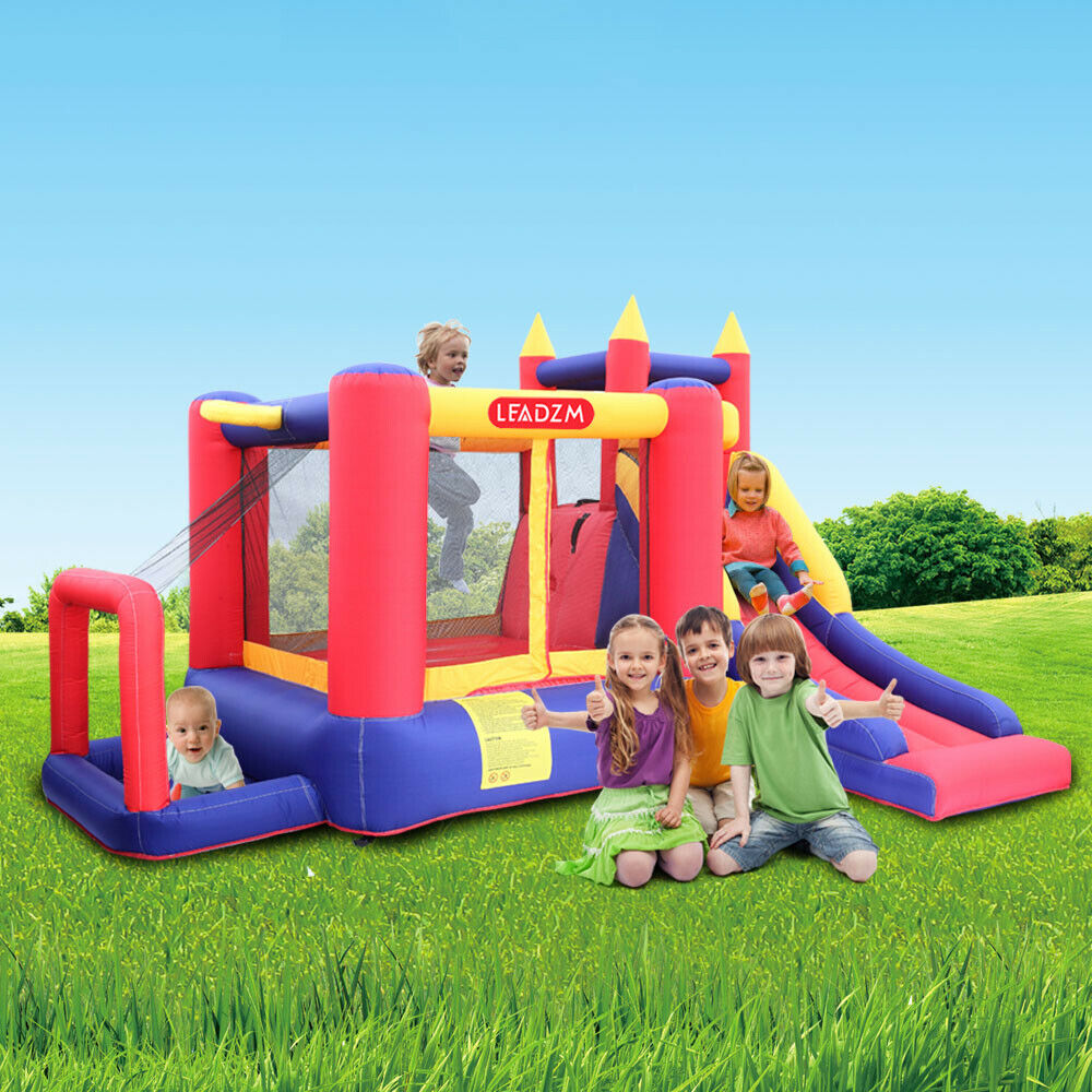 Image 3 - Slide Inflatable Bounce House Kids Children Jump Bouncer Castle with 450W Blower