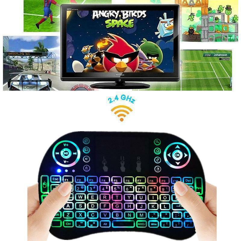 Image 01 - 2.4G Mini Wireless Keyboard With Touch-pad Mouse For Android Smart TV Box PC