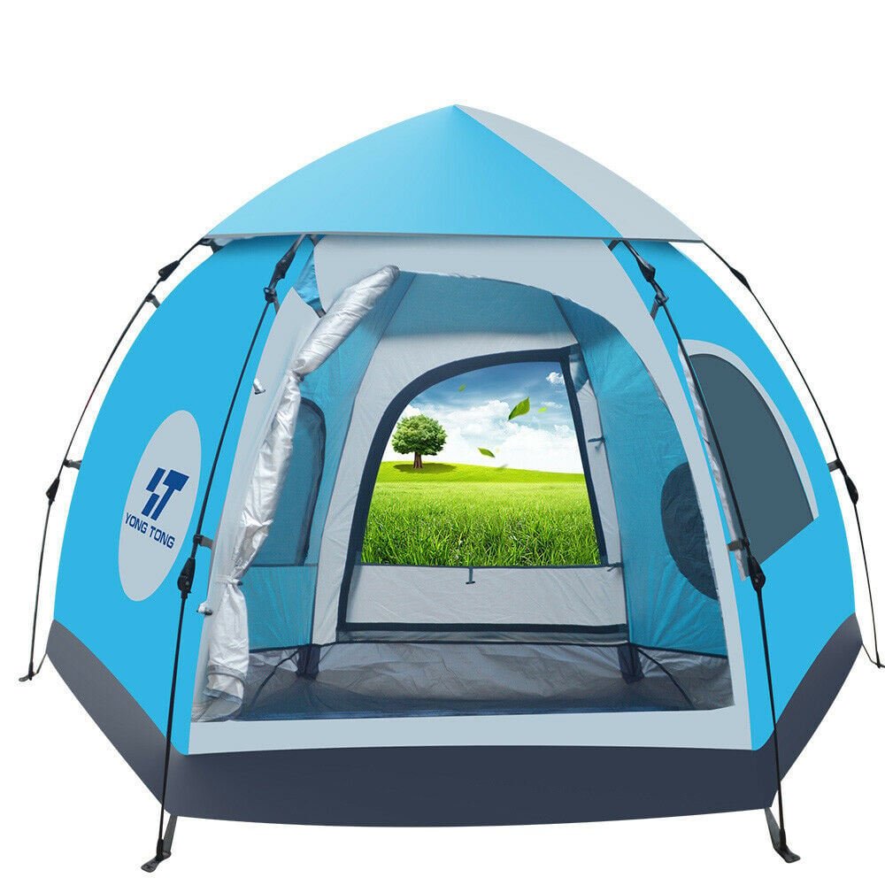 Image 1 - Waterproof Automatic 5-6 People Outdoor Instant Popup Tent Camping Hiking Canopy