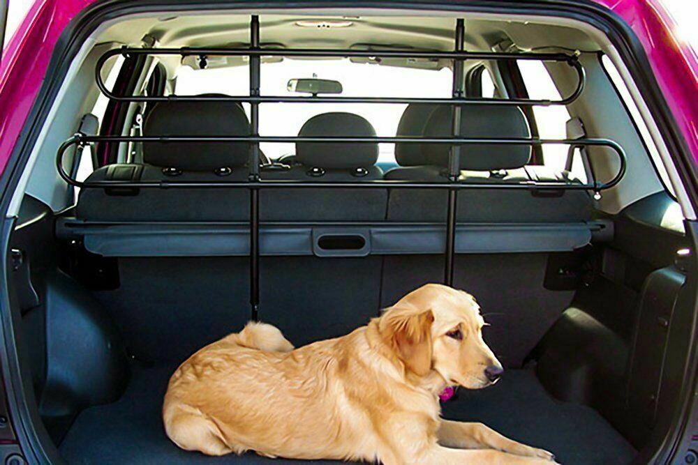 Image 2 - Zone Tech Pet Barrier Car Suv Adjustable Divider Bar Dog Safety Fence Van Cage