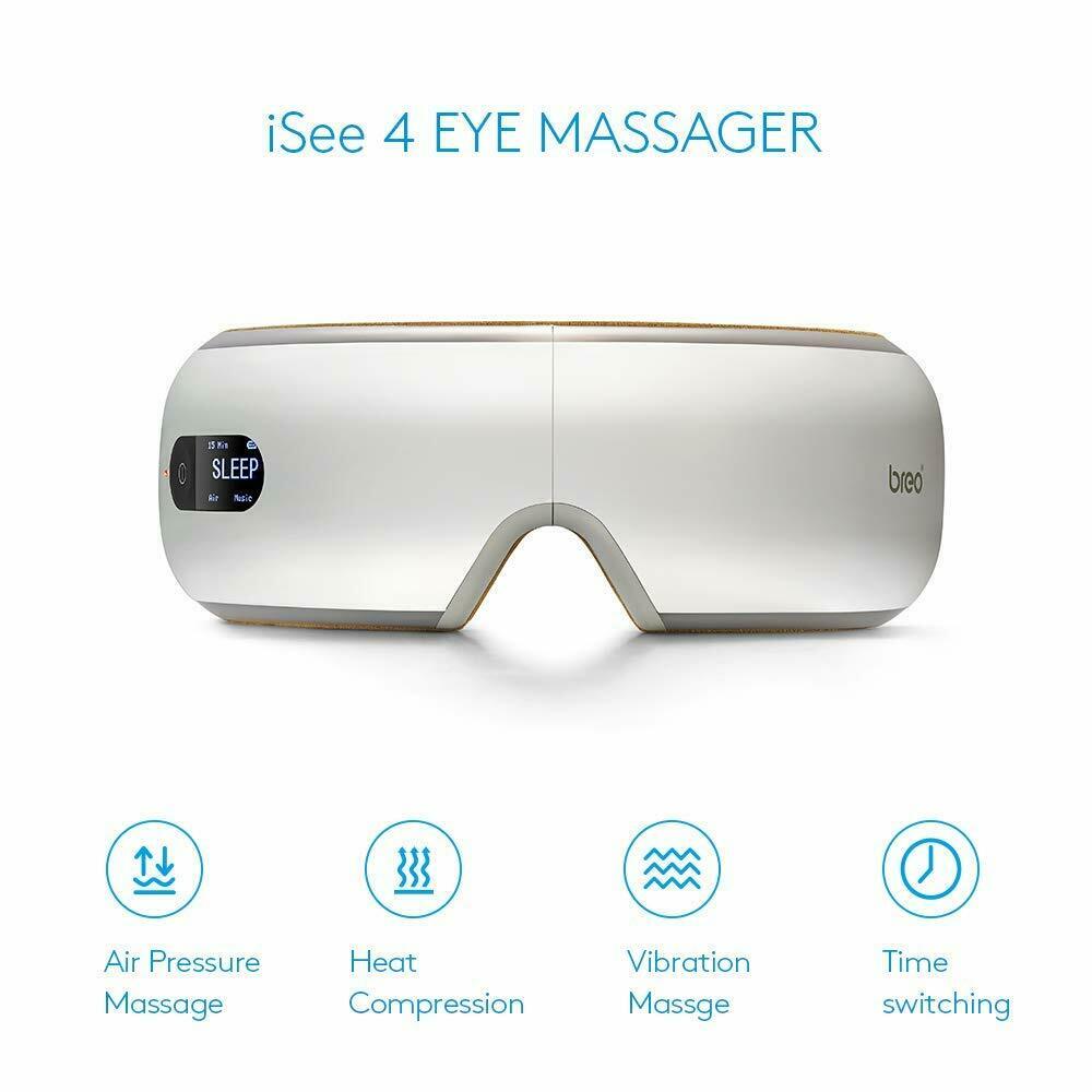 Image 1 - Breo iSee4 Eye Massager with Heat Air Pressure Electric Shiatsu Massager