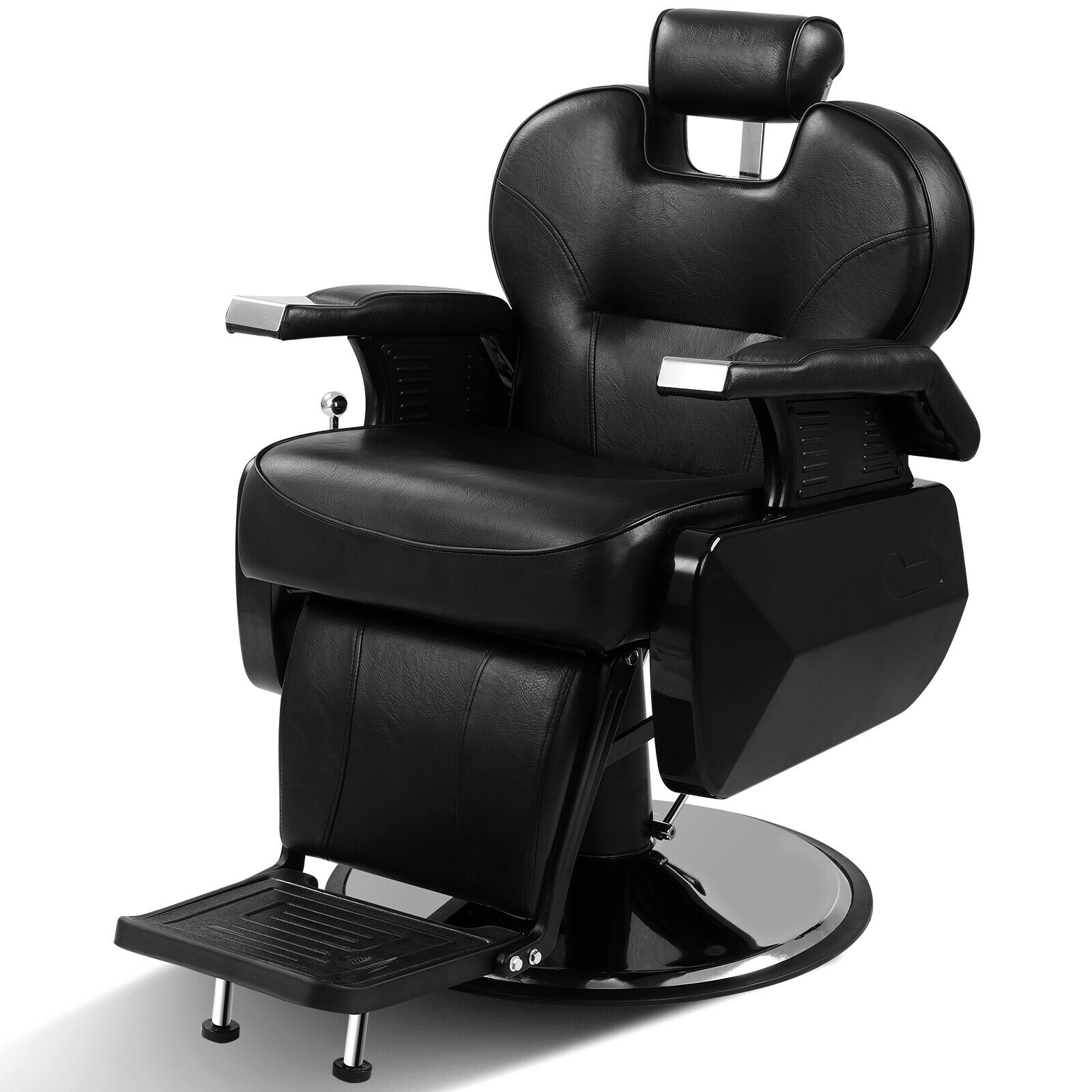 Image 41 - All Purpose Hydraulic Recline Barber Chair Salon Hair Styling Beauty Spa Shampoo