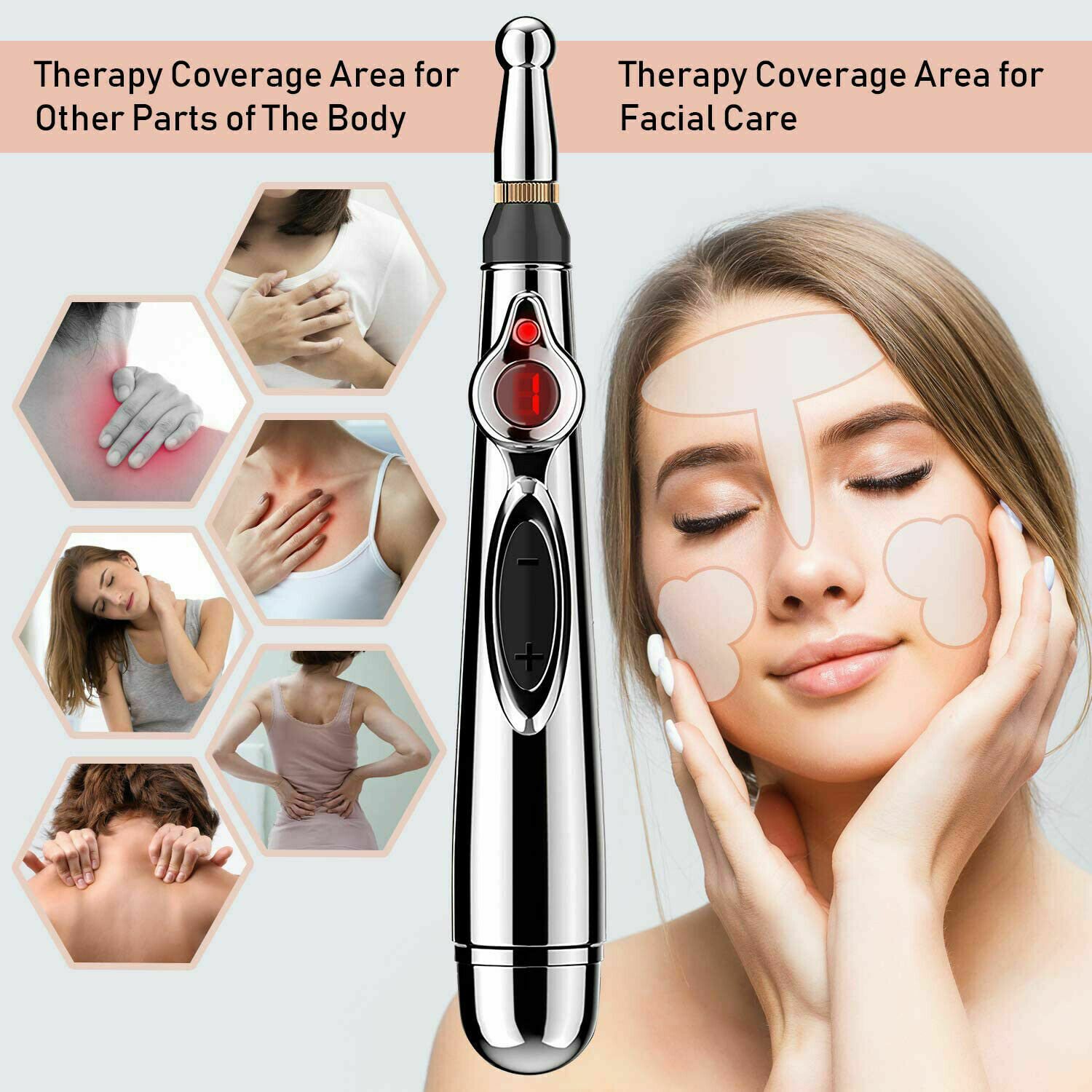 Image 31 - Therapy Acupuncture Electronic Pen Meridian Energy Heal Massage Pain Relief USA