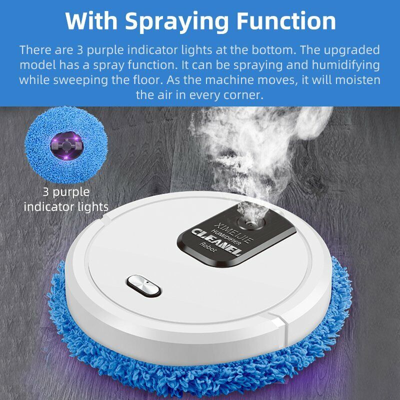 Image 2 - Smart Home Robots Vacuum Cleaner Automatic Dry and Wet Use Machine Mopping Robot