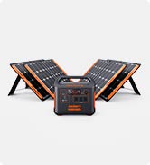 Jackery Solar Generator 1500, 1800W Generator Explorer 1500 and SolarSaga 100W with 3x110V/1800W ...