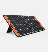 Jackery SolarSaga 100W Portable Solar Panel for Explorer 240/300/500/1000/1500 Power Station, Fol...