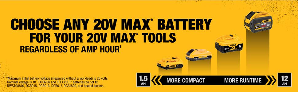 dewalt 20v batteries