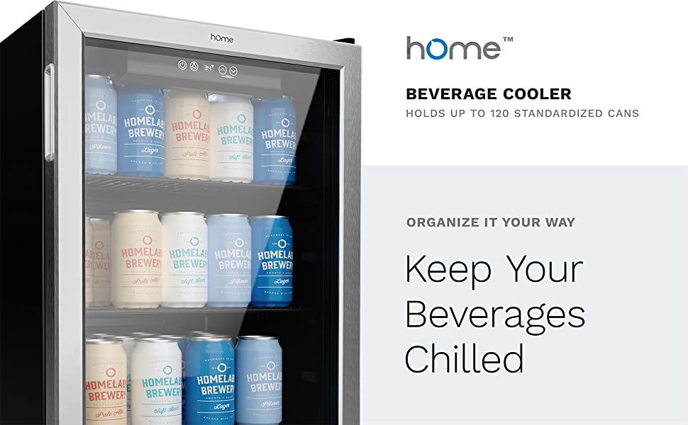 hOmelabs beverage cooler 120 can
