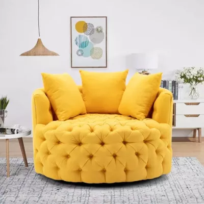 Furniture - Elliston Tufted Two Arm Chaise Lounge Furniture - Elliston Tufted Two Arm Chaise Lounge