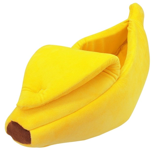 Banana cat bed