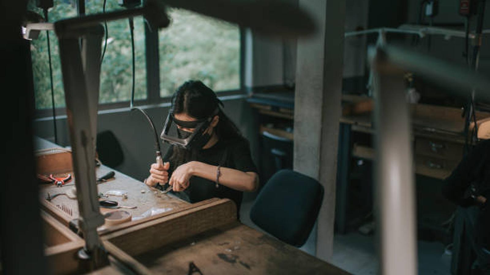 Add a Touch of Elegance to Your Look with 925 Silver Ring White CZ and Light Blue Synthetic Corundum Rhodium Plating