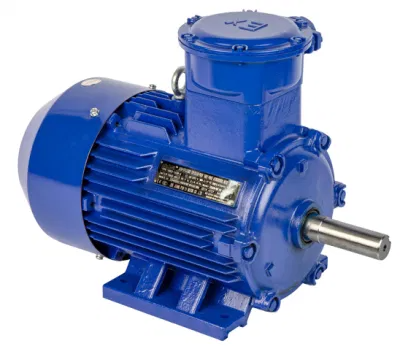 What is an explosion-proof three-phase asynchronous motor and how does it work?