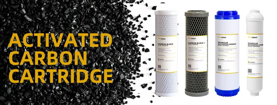 Activated charcoal water filters