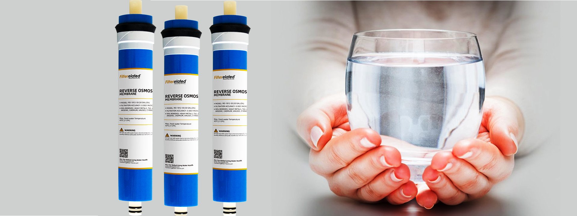 The core of pure water purifier - RO reverse osmosis membrane