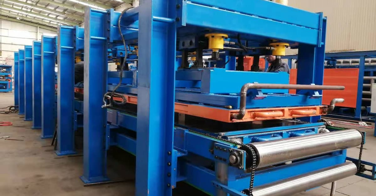 How does the purification plate hot press machine support high-quality production in the clean industry?