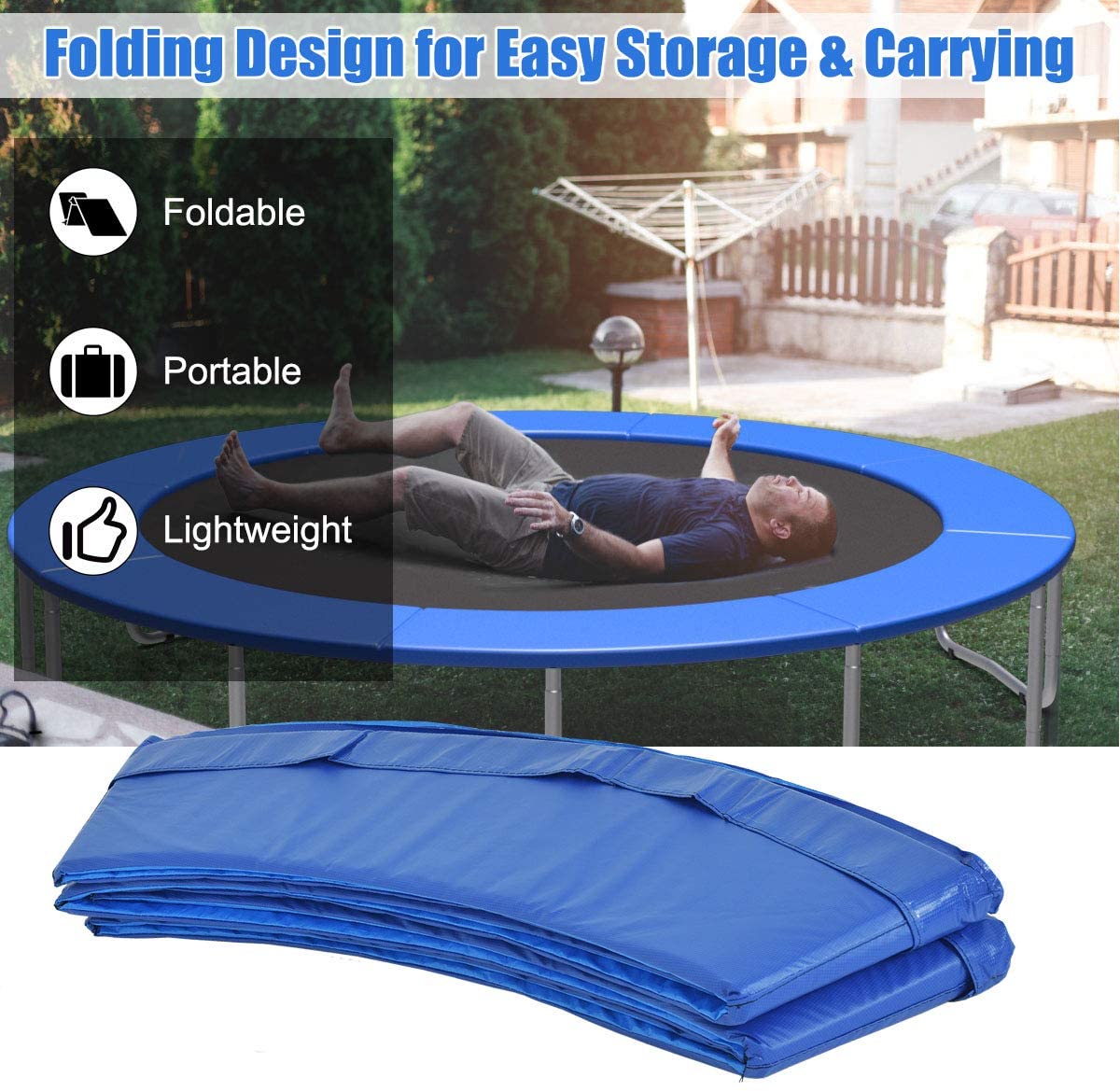 12 Ft Round Trampoline Spring Cover Replacement Safety Pad