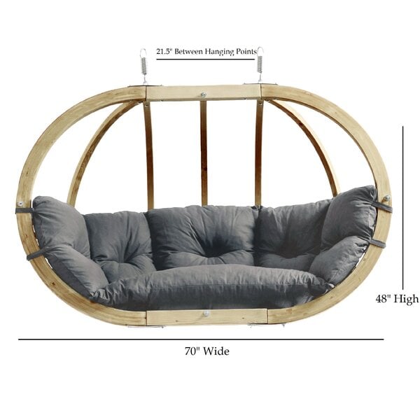 Kyree 2 Person Porch Swing